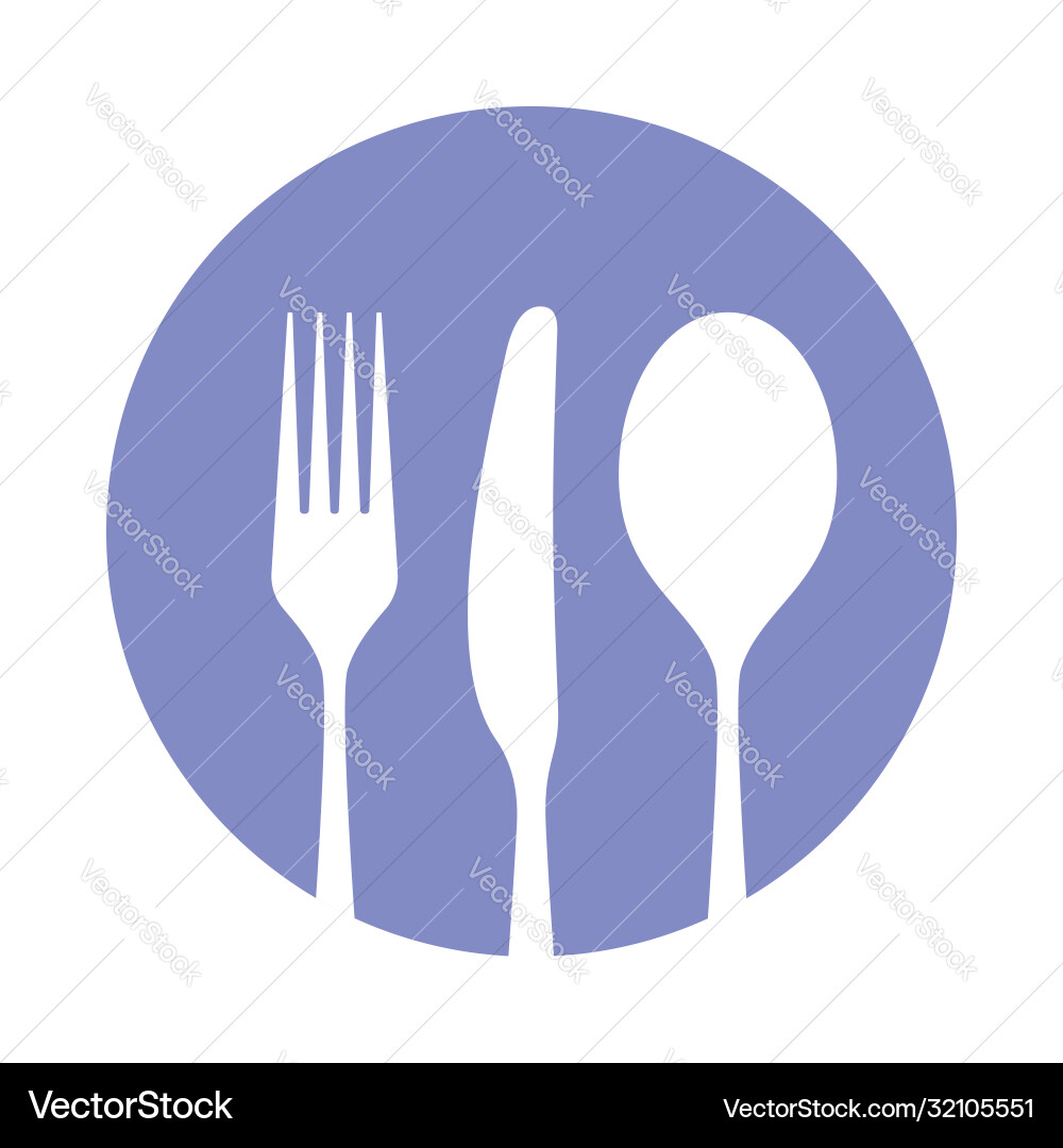 Tableware Symbol Design Tableware symbol Royalty Free Vector Image - VectorStock