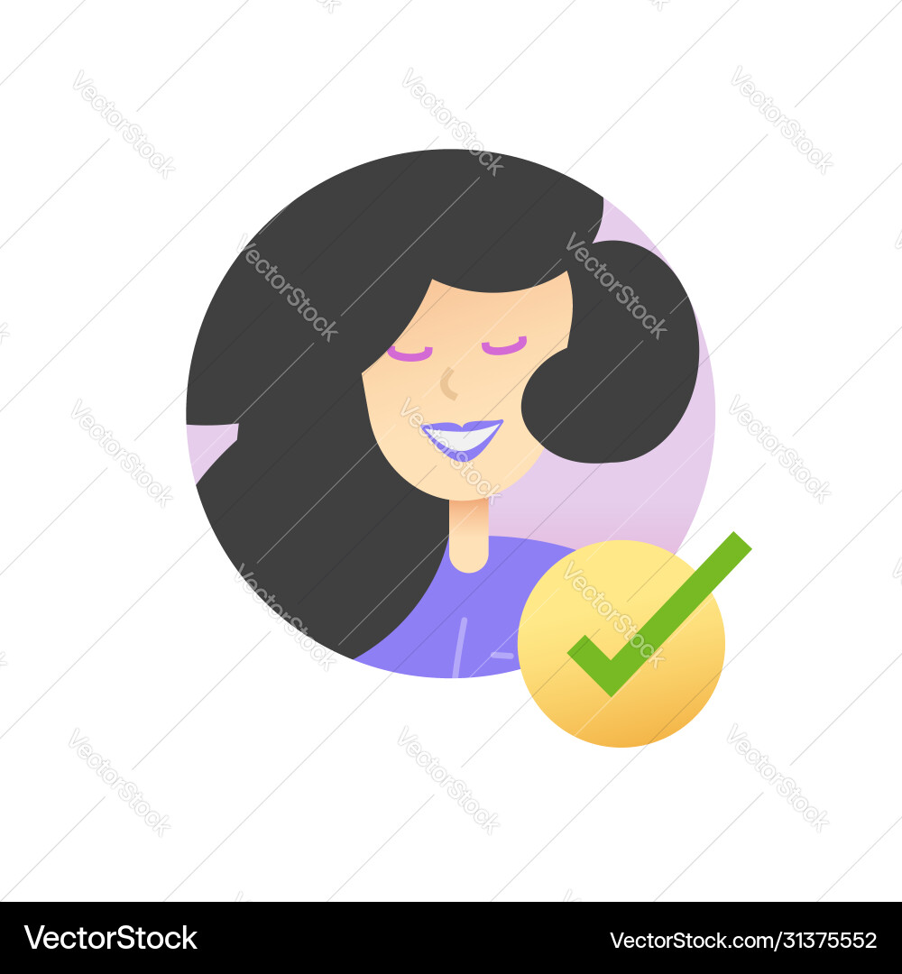 Authentic secure profile shield icon Authentic secure profile shield icon Vector Image