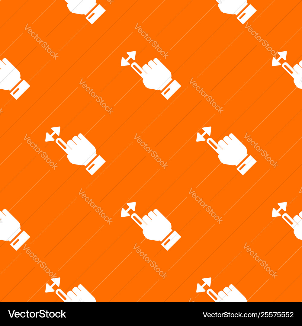 Cursor motion pattern orange Cursor motion pattern orange vector image