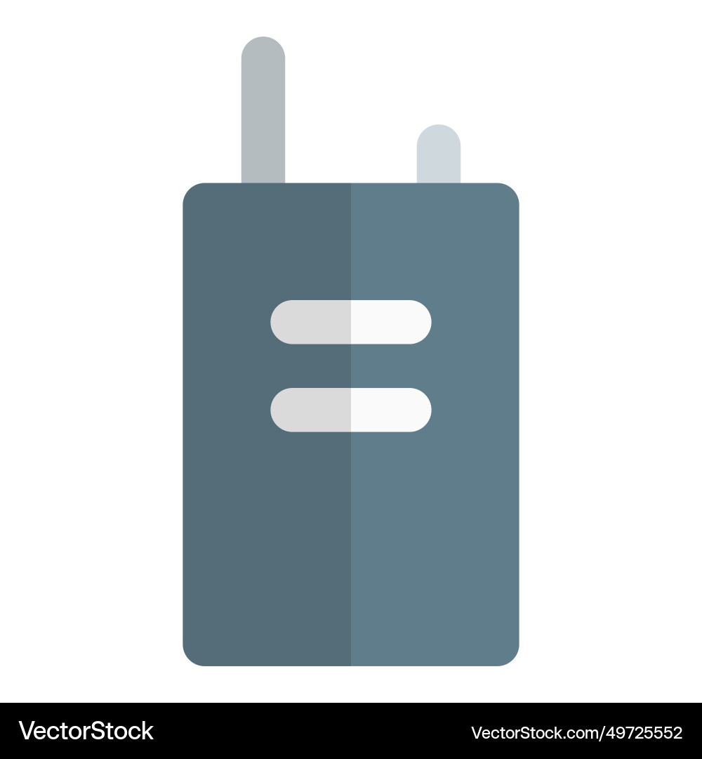 Handheld device for two-way radio communication Vector Image