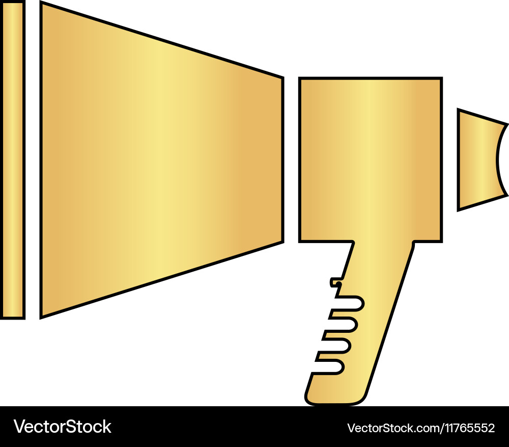 Loudspeaker computer symbol Vector Image