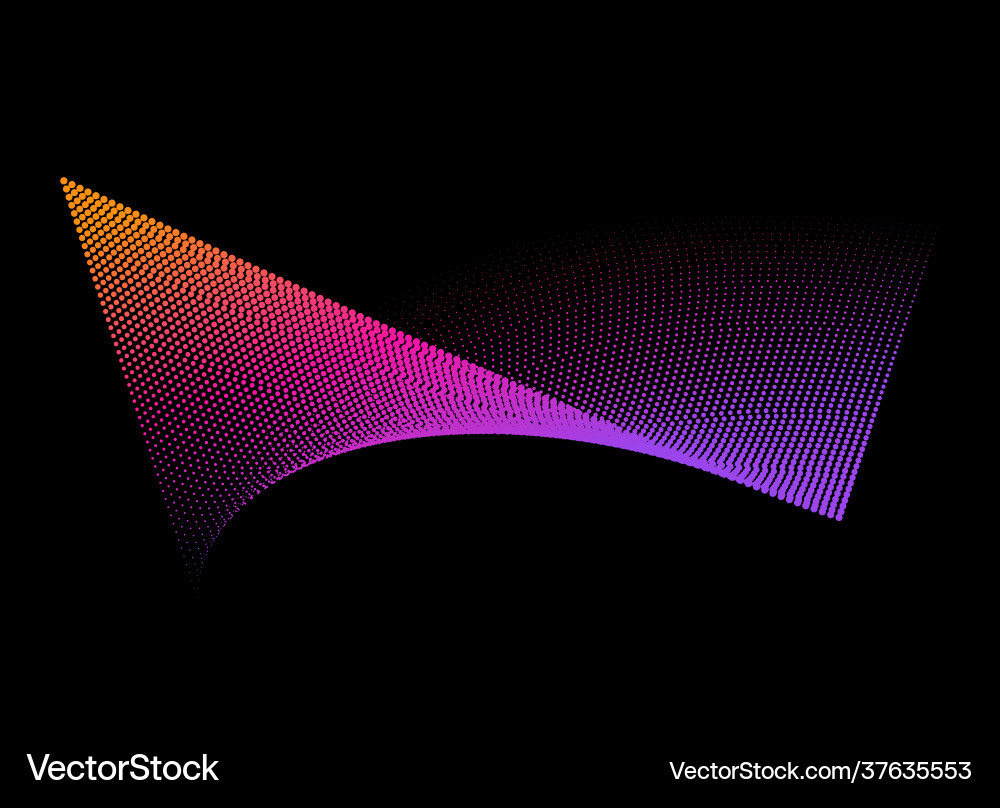 Abstract halftone dots background with dynamic Abstract halftone dots background with dynamic vector image