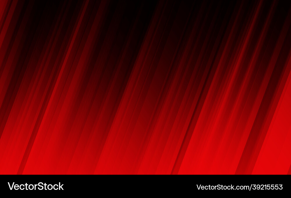 Abstract red black dynamic speed background Vector Image