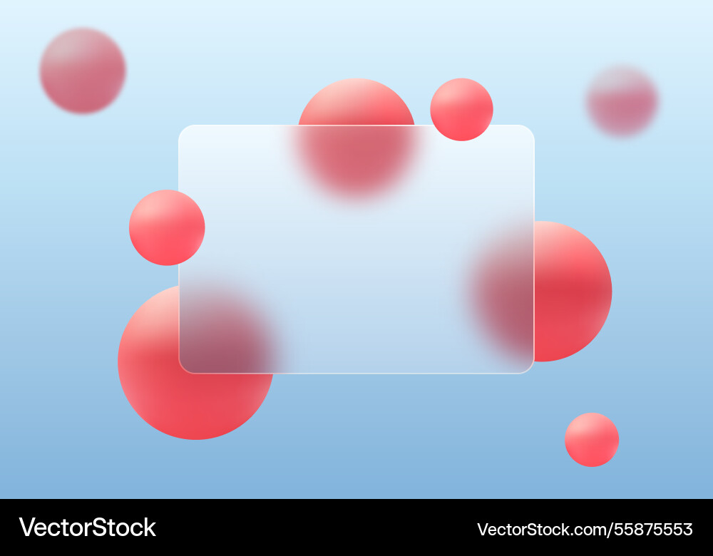 Gradient background with partition imitating glass Gradient background with partition imitating glass Vector Image