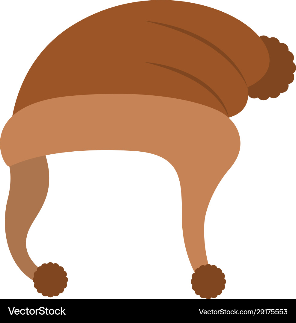 Isolated beanie image Vector Image