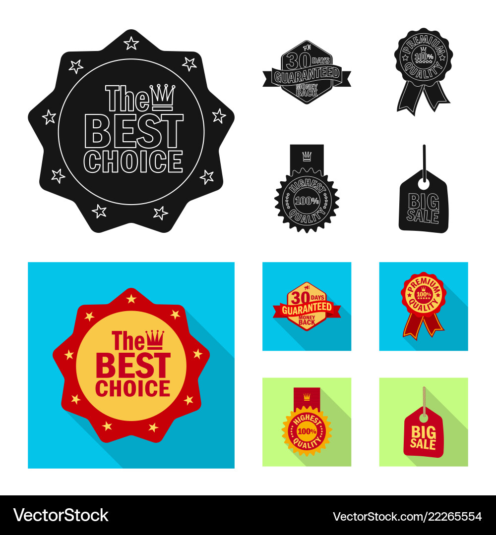 Isolated object of emblem and badge sign Isolated object of emblem and badge sign vector image