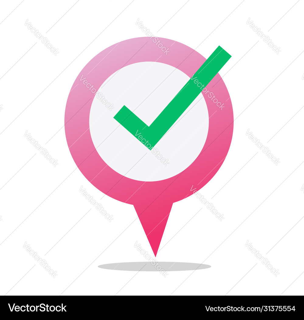 Pin pgs pointer position marker for map location Pin pgs pointer position marker for map location Vector Image