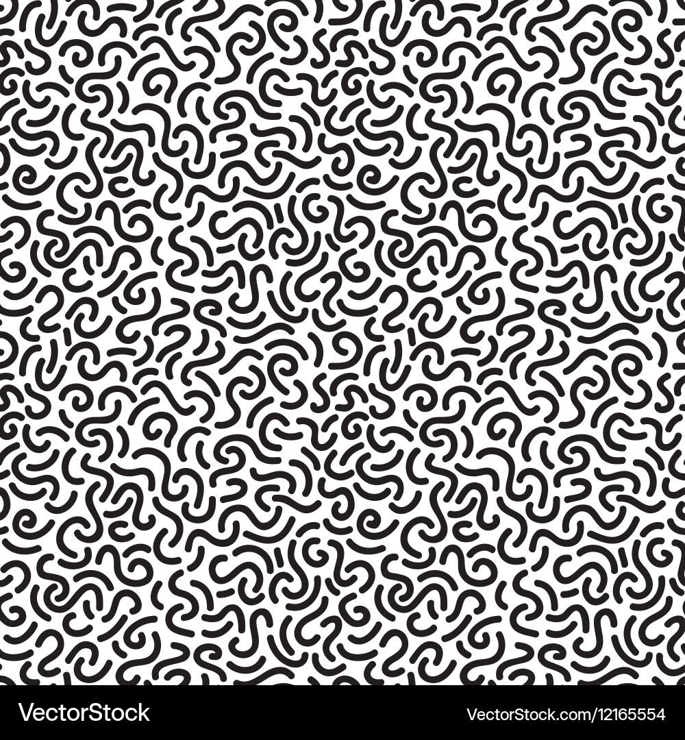 Randomly smooth line pattern Vector Image