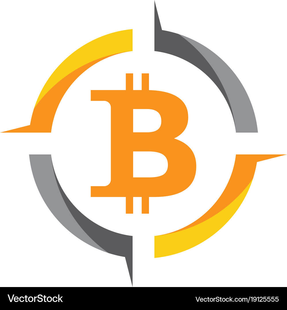 Bitcoin icon design (19125555) – Royalty-Free Vector | VectorStock