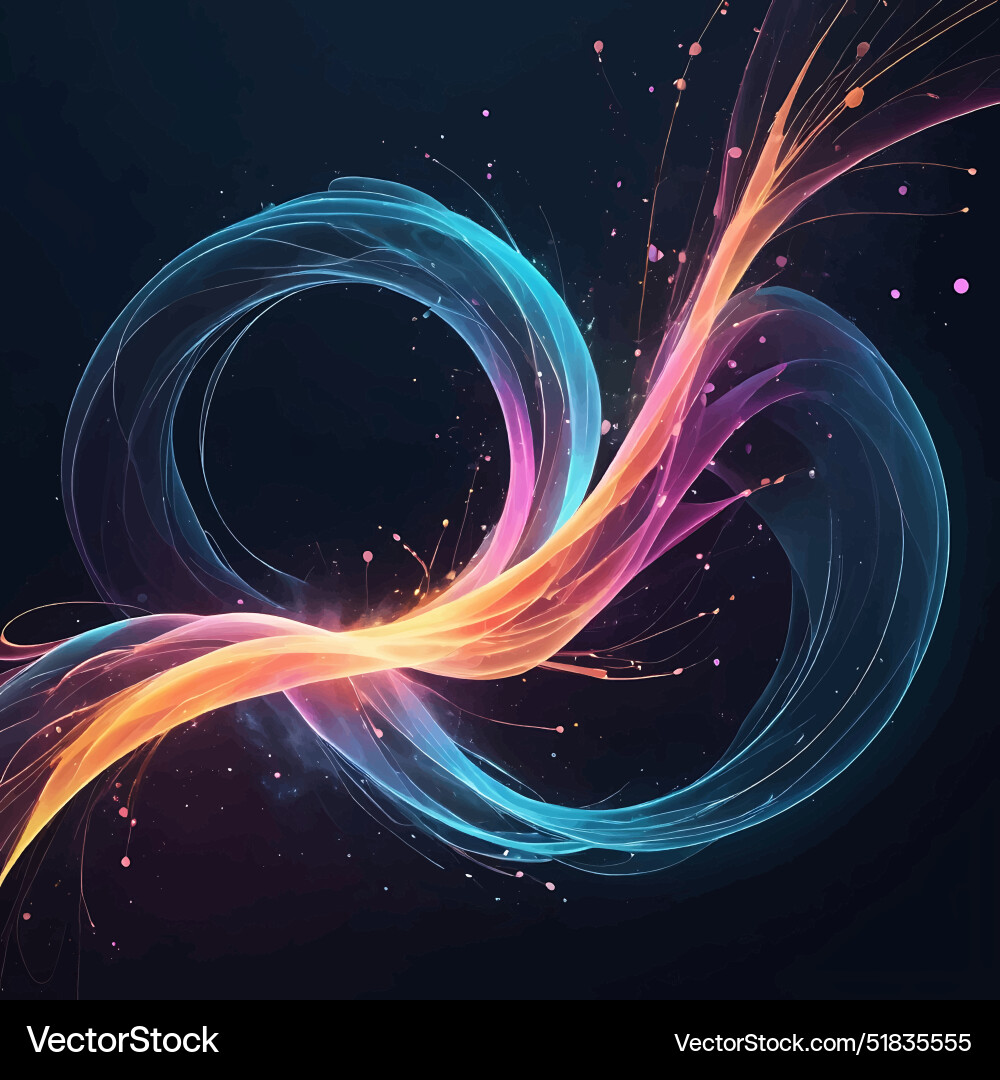 Ethereal abstract background design using glowing Ethereal abstract background design using glowing Vector Image