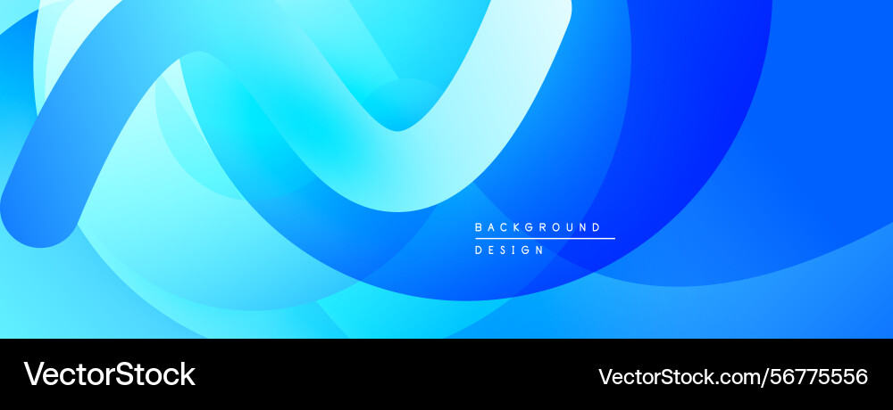 Abstract blue layers create flowing shapes Abstract blue layers create flowing shapes Vector Image