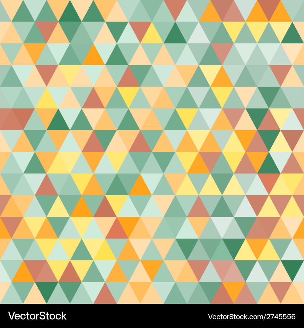 Abstract geometric triangle seamless pattern Vector Image