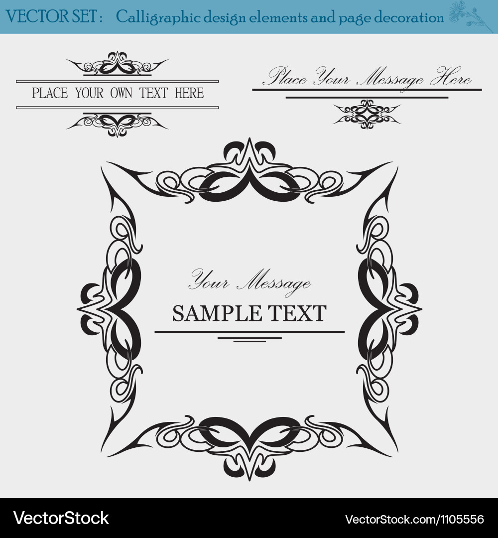 Design elements copy Vector Image