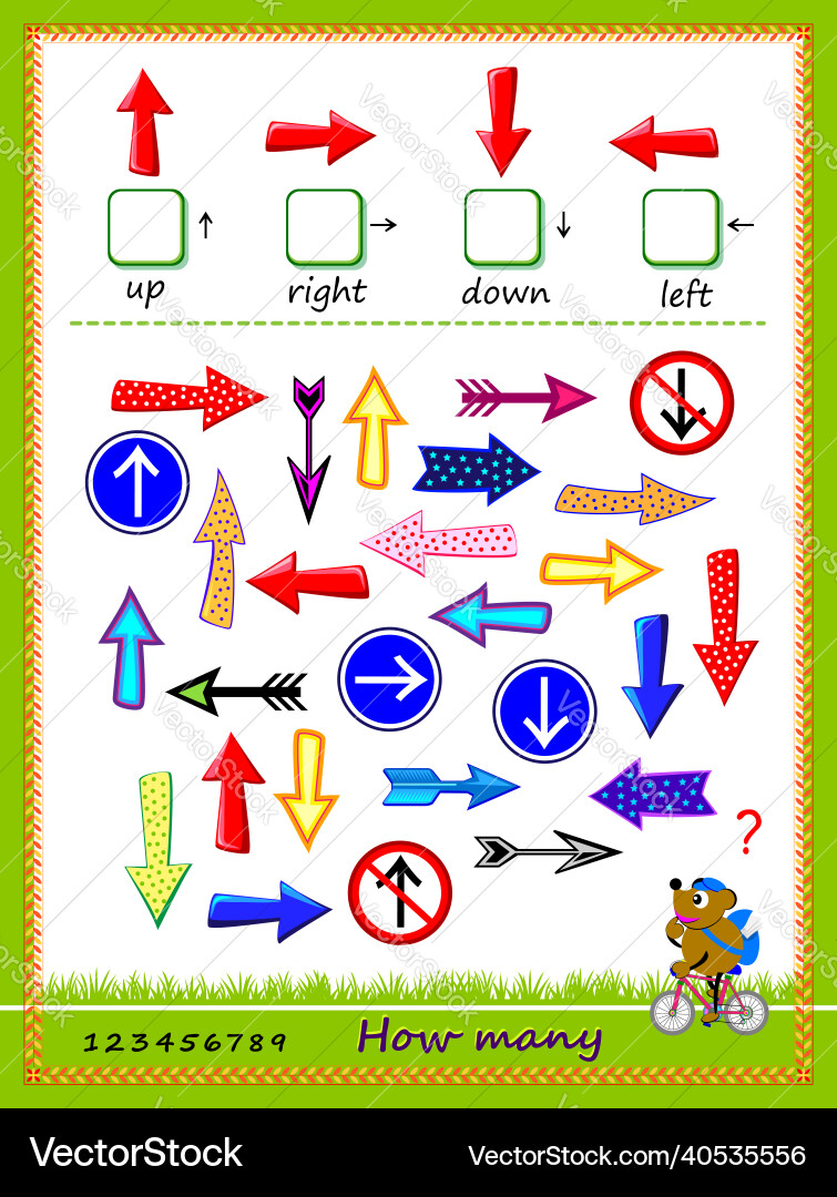 Up Down Worksheet Vector Images (over 240)