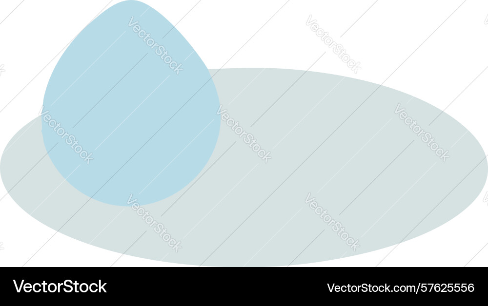 Single water drop on surface design generative ai vector image