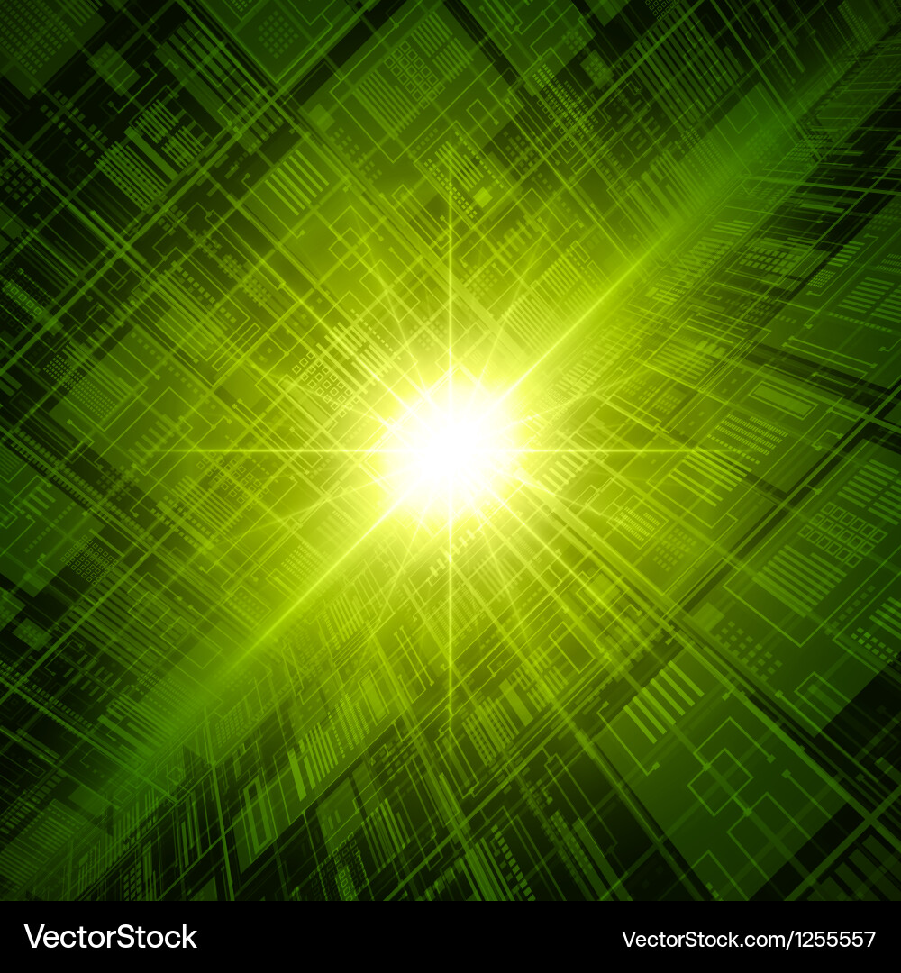 Abstract technology database Vector Image
