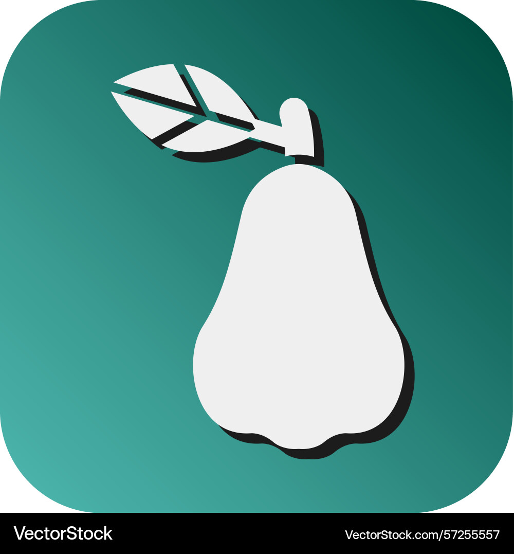 Java apple glyph gradient background icon vector image