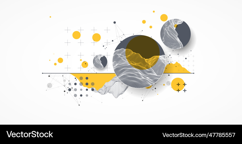 Modern science technology abstract background Modern science technology abstract background vector image