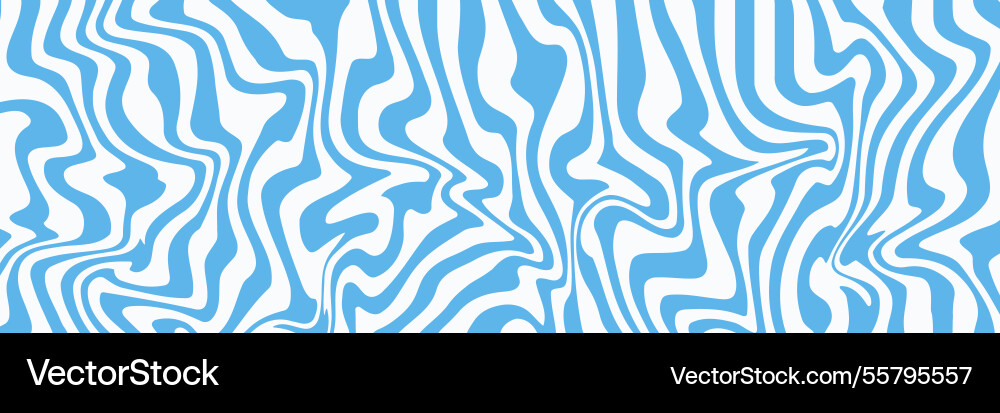 Twisted and distorted groovy blue background Twisted and distorted groovy blue background vector image