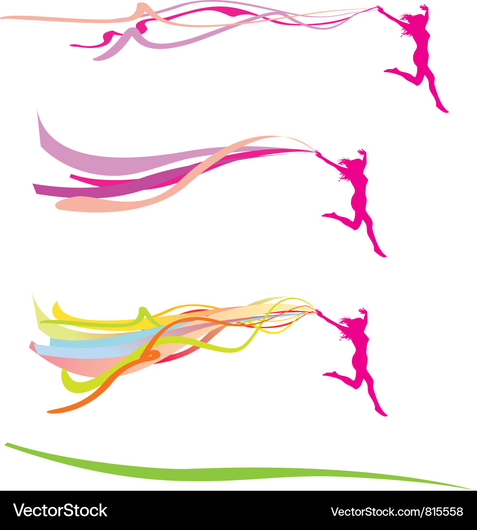 Liberty Ribbons vector image