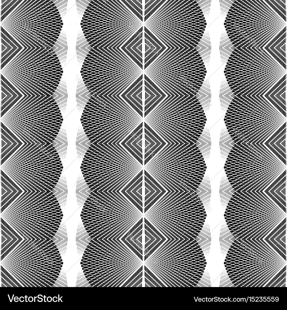 Design seamless monochrome grid pattern Vector Image