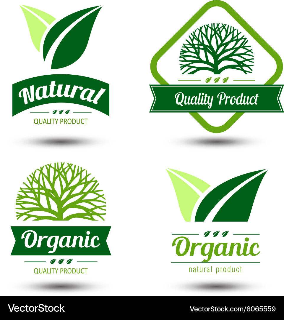 Eco label 2 Royalty Free Vector Image - VectorStock
