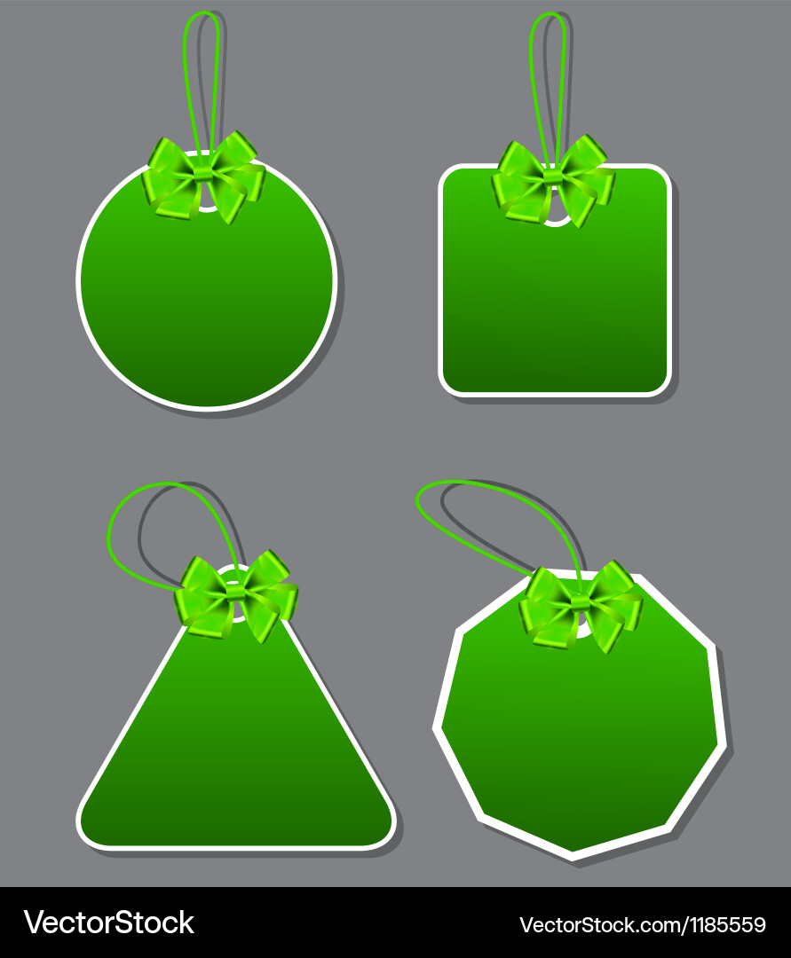 Labels collection Vector Image
