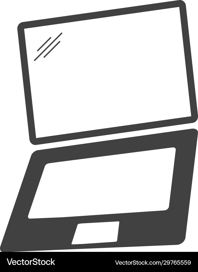 Monitor computer icon Vector Image