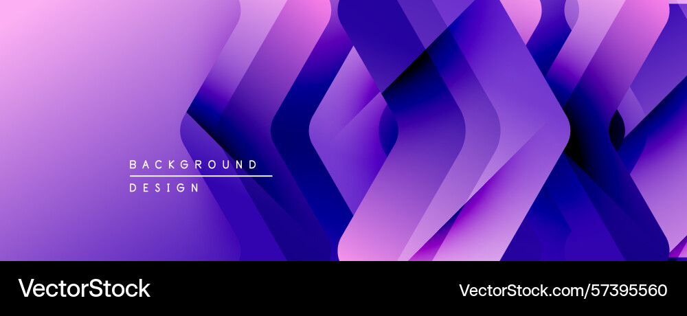 Abstract purple layers create dynamic background Vector Image