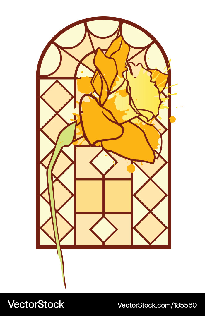 Abstract window Vector Image