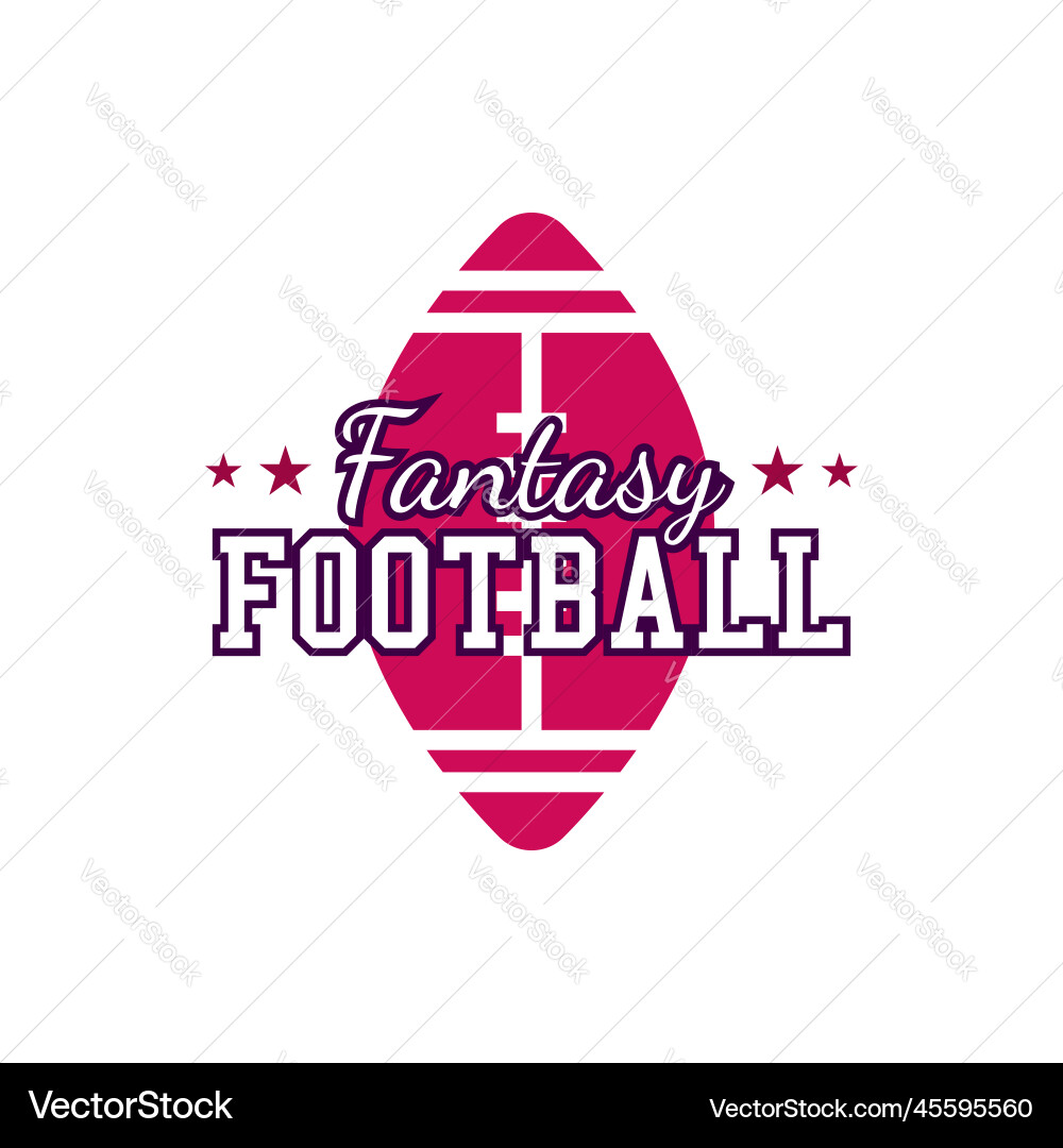 American Football Logo Template-Fantasie American Football Logo Template-Fantasie vektorbild