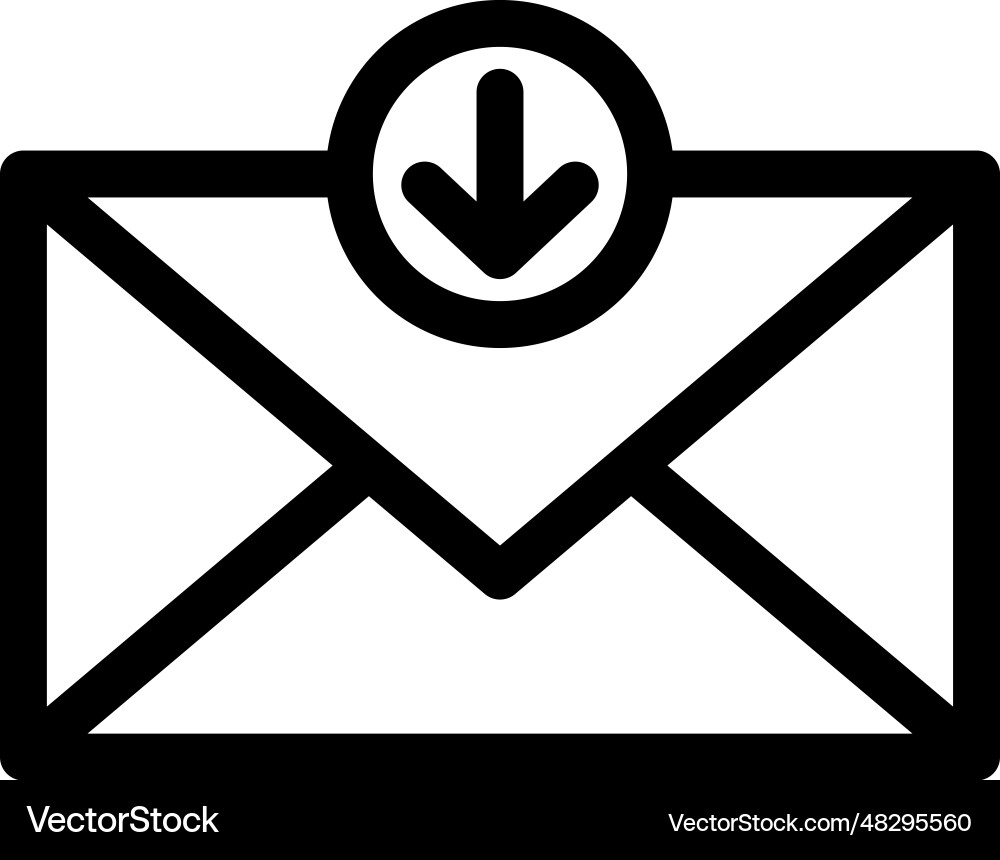 Inbox icon Vector Image