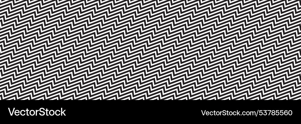 Lightning Zigzag Pattern vector image
