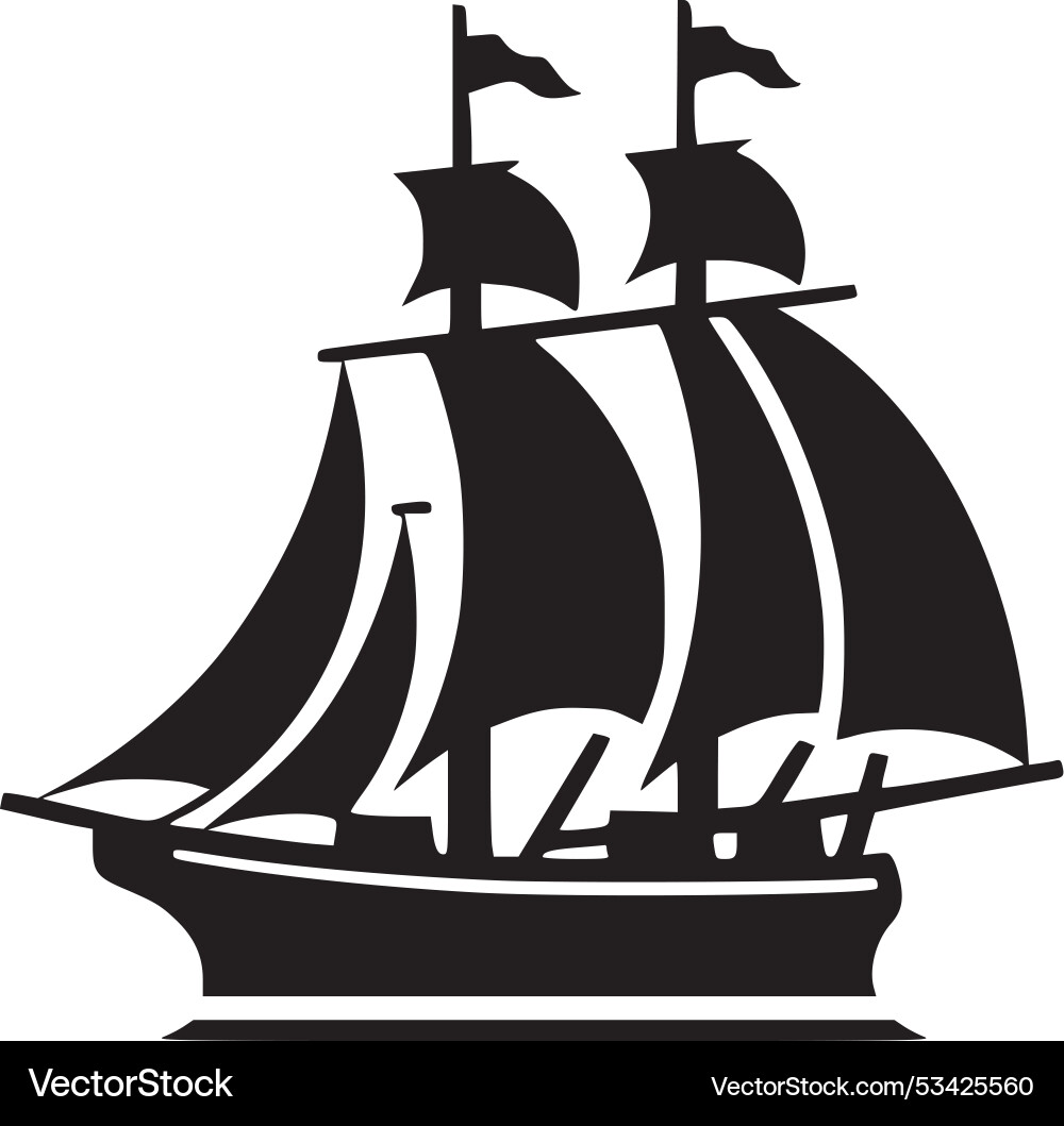 Rudder - minimalist and simple silhouette Vector Image