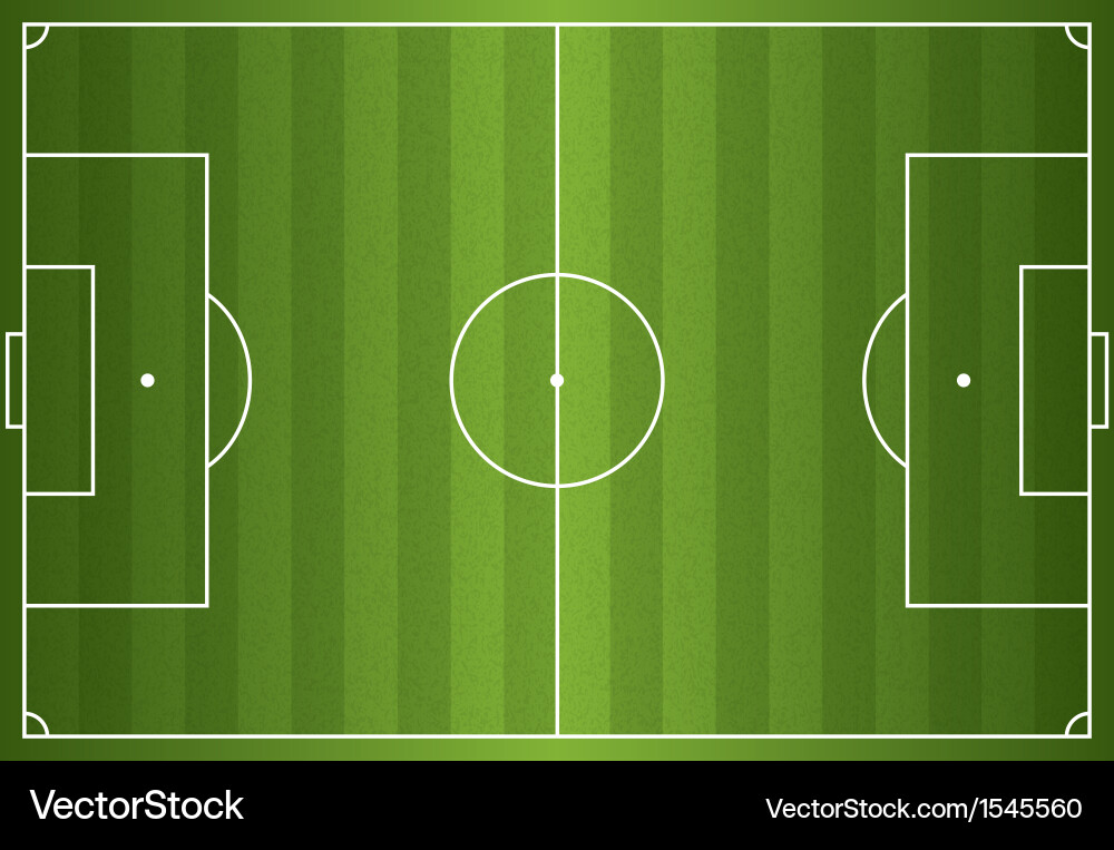 Soccer Field HD Background vector image
