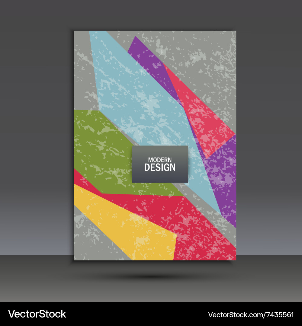 Abstract dynamic geometric background Vector Image