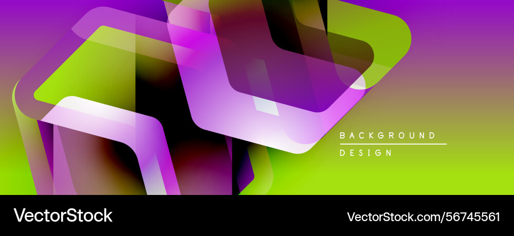 Abstract geometric shapes overlap creating Abstract geometric shapes overlap creating Vector Image