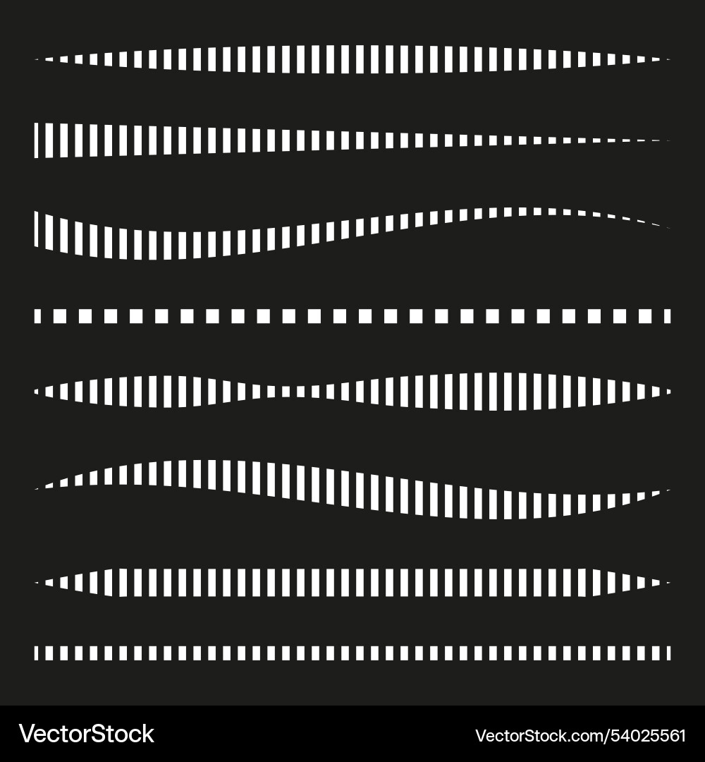 Abstract wave pattern monochrome line distortion Abstract wave pattern monochrome line distortion Vector Image