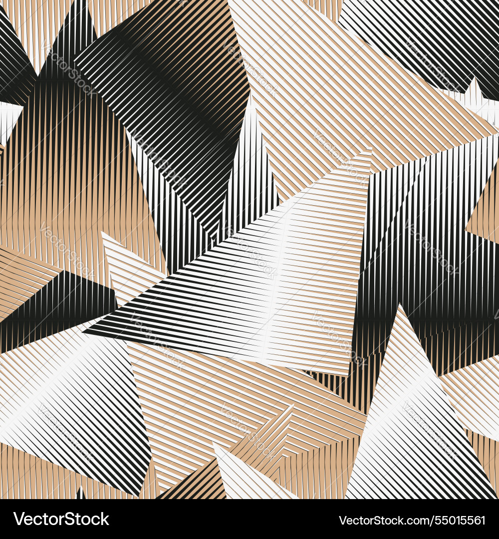 Triangles and colorful geometric shapes pattern Triangles and colorful geometric shapes pattern vector image