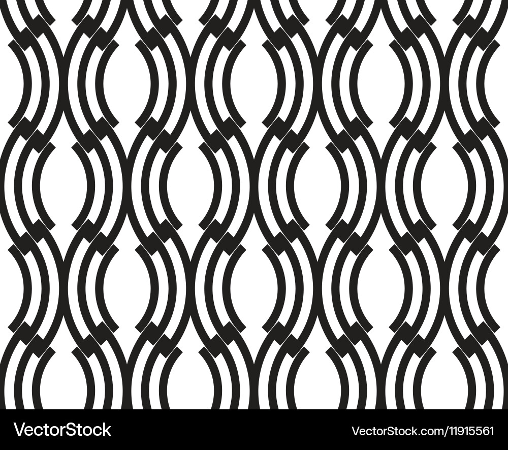 Wavy Line Pattern vector image