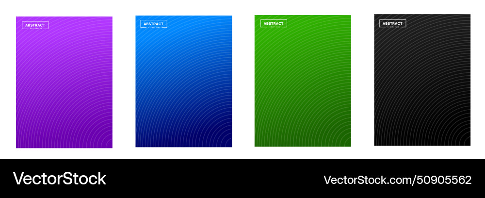 Abstract Geometric Line Pattern Vector Image