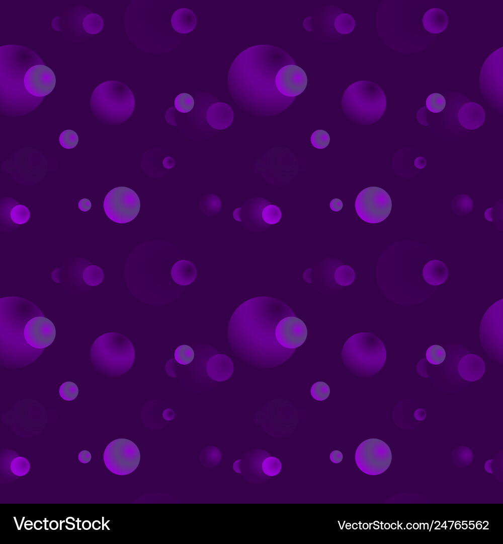 Abstract planets seamless pattern Vector Image