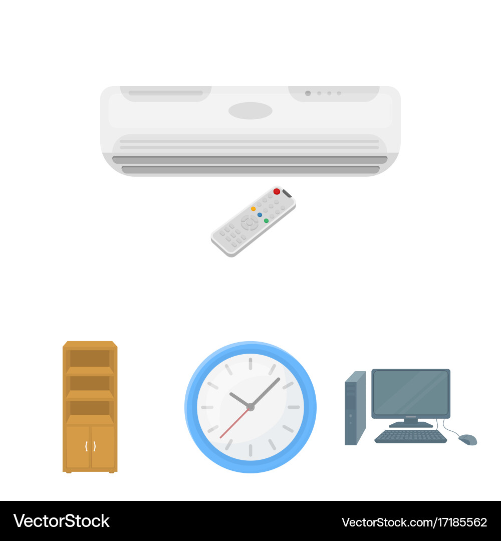 Clock with arrows a computer accessories Vector Image