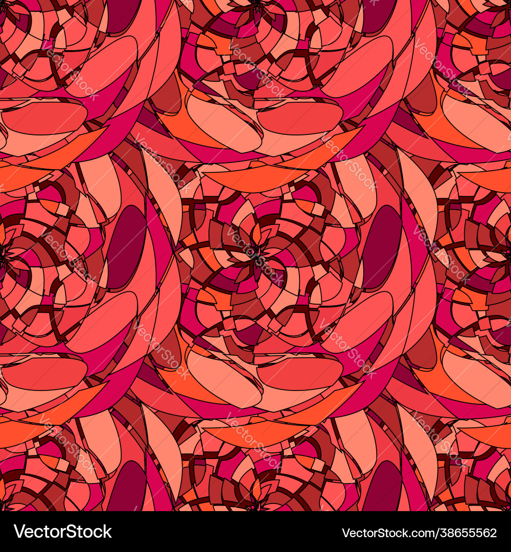 Seamless pattern with abstract broken colorful Vector Image