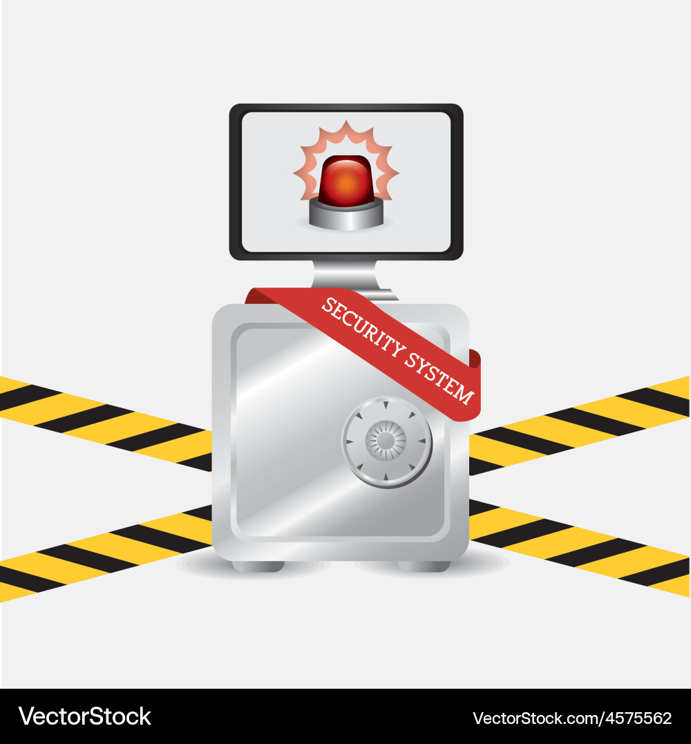 Security system design Vector Image