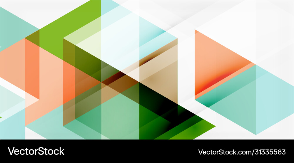 Geometric abstract background mosaic triangle Geometric abstract background mosaic triangle vector image