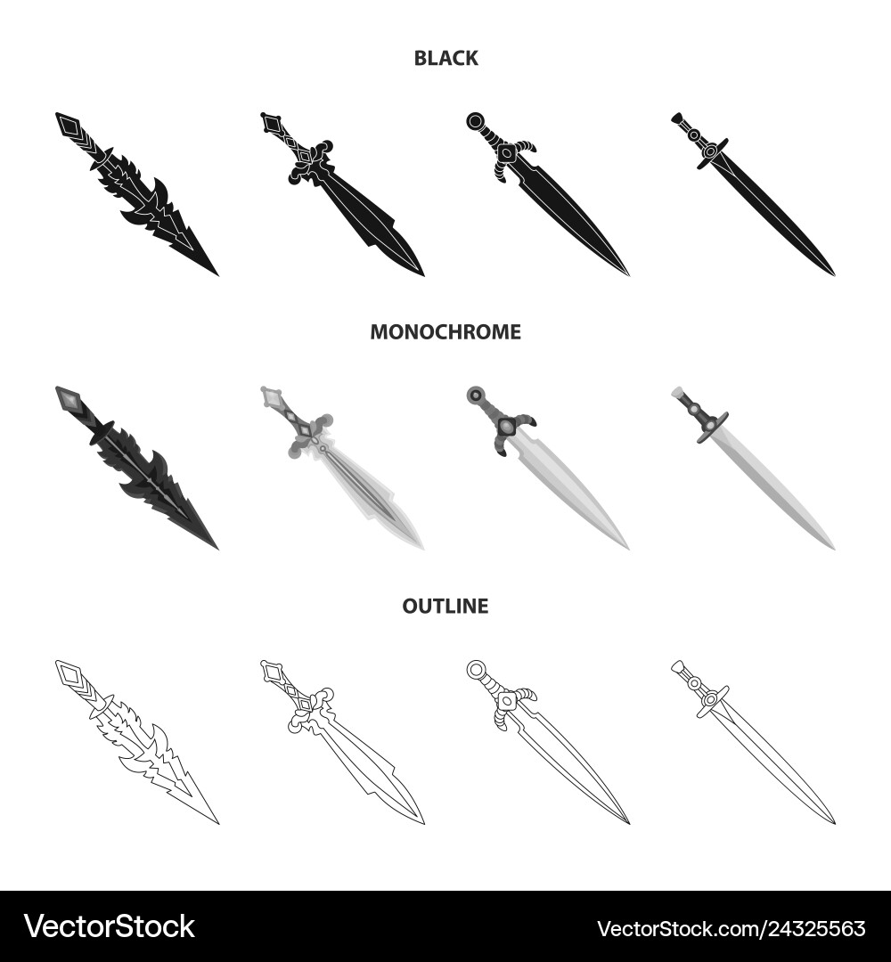 Isolated object of game and armor icon set Isolated object of game and armor icon set Vector Image