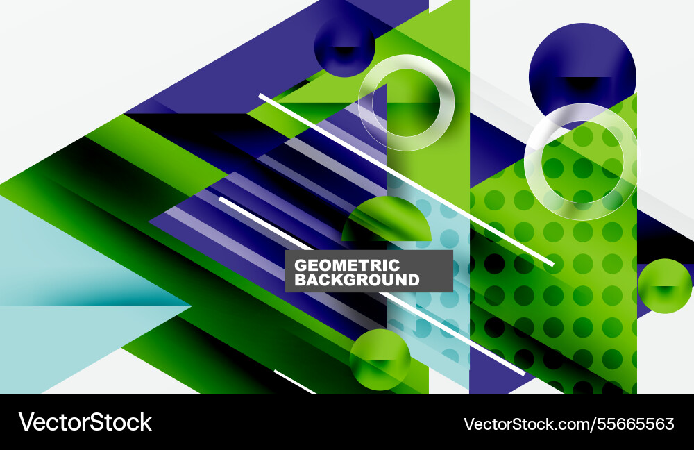 Modern abstract design with overlapping Vector Image