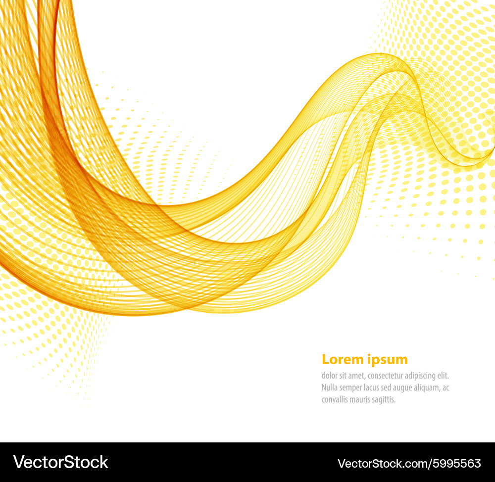 Smooth abstract waves Vector Image