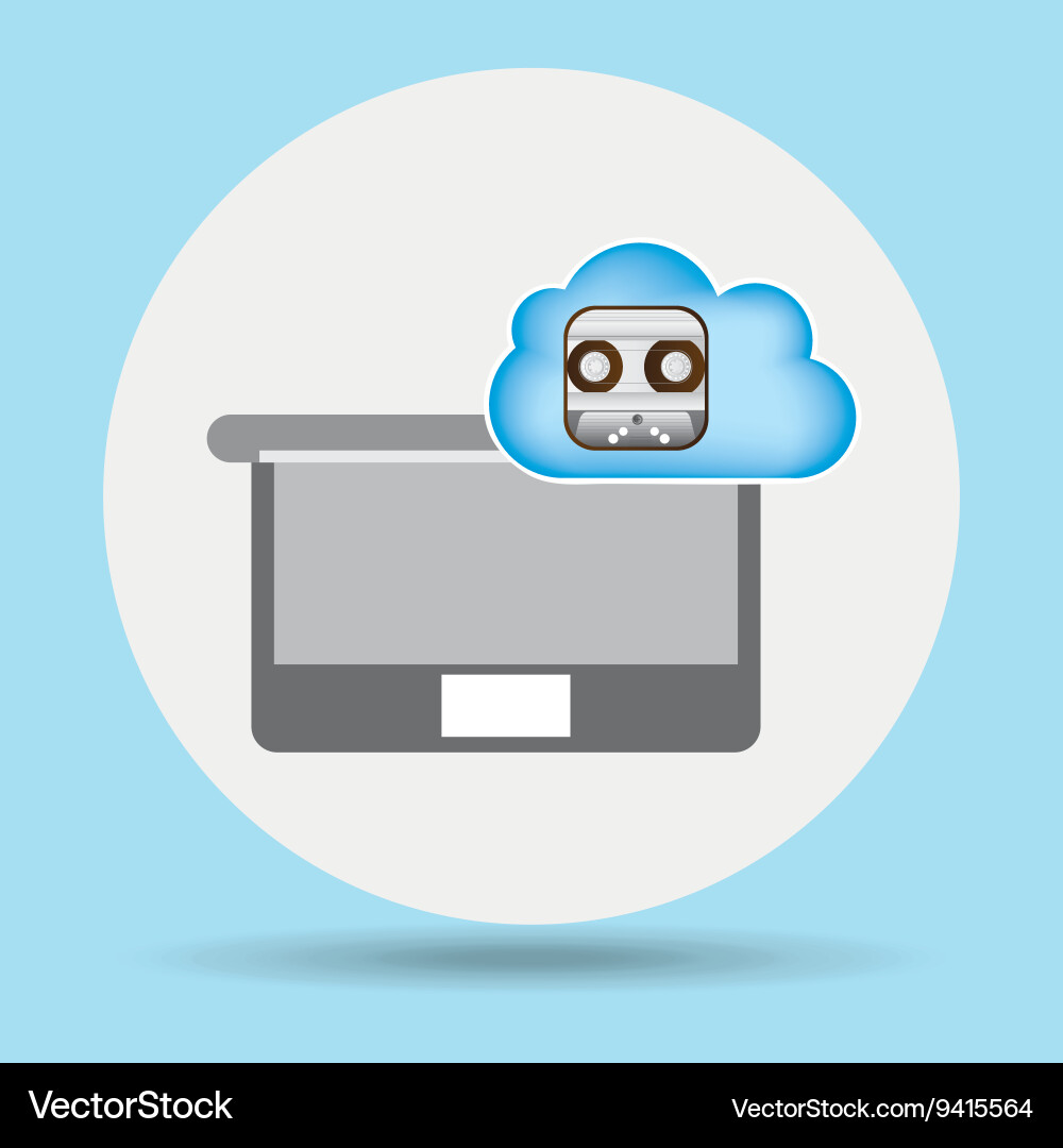 Application service design Vector Image